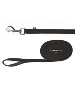 TRIXIE nailonjalutusrihm M-L, 5m/20mm, must