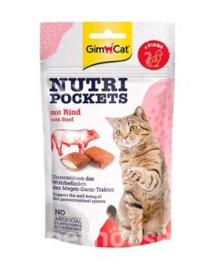 GimCat Nutri Pockets Beef and Malt 60g