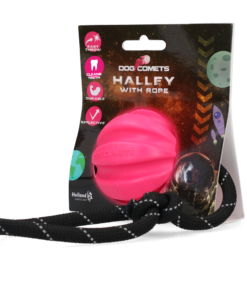 Dog Comets pall nööriga, roosa