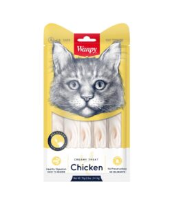 Wanpy kreemja kanalihaga maiused kassidele 70g (5x14g)