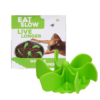 Eat Slow Live Longer Lick Mat Gobble Stopper, roheline