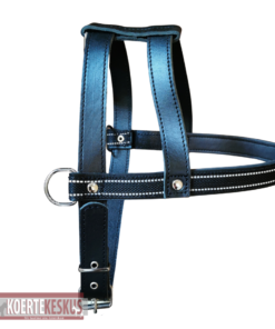 Onega nahast veotraksid 30 mm x 75 cm, must, helkuriga