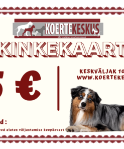 Koertekeskuse kinkekaart 5€