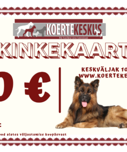 Koertekeskuse kinkekaart 50€