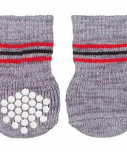 Trixie käpa kaitse sokid koerale S-M, 2tk, hall