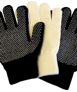 Ratsutamise kindad kummeeritud nagadega, üks suurus