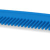 Tugevast plastikust kamm 20 cm, pii pikkus 3 cm, sinine