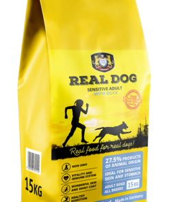 Real Dog sensitiiv kuivtoit täiskasvanud koertele pardi ja köögiviljadega 15 kg
