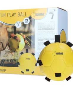 Maximus Fun Play pall hobustele, kollane