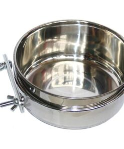 Puuri külge kinnitatav toidukauss, roostevabast terasest, 19cm