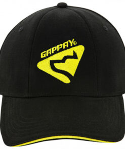 Gappay nokamüts, nust, kollase äärega