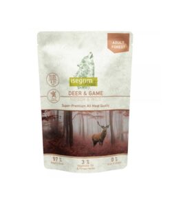 Isegrim Roots märgtoit koertele hirve- ja ulukilihaga, 410 g