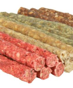 Koera maius närimisrullid, segapakend, 12 cm/ø 9-10 mm, 50 tk.