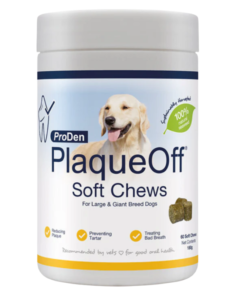 PlaqueOff Soft Chews suurele koerale, 180 g