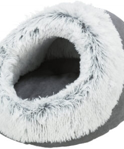 Koera koobas Harvey, 35 × 26 × 41 cm, hall/valge/must.