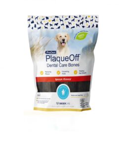 Plaque Off Dental Bones peekoniga köögivilja maius koerale 482g