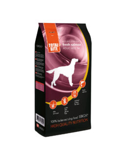 Total Bite teraviljavaba värske lõhega koeratoit10 kg