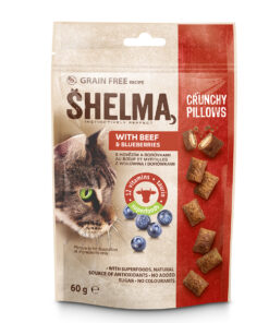 Shelma veise-ja mustikatäidisega padjakesed 60g