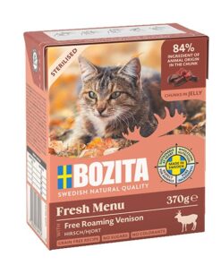 Bozita Sterilised Venison in Jelly 6x370g | hirve tükid želees