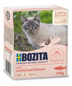 Bozita kassikonserv lõhe tükid kastmes 6x370g(64933)