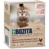 Bozita kassikonserv kana-ja kalkuni tükid kastmes 6x370g(64934)