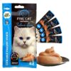FINE CAT Exclusive LÕHEGA Kreemjas suupiste kassidele .4x15g