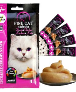 FINE CAT Exclusive PARDI-JA KANAGA Kreemjas suupiste kassidele .4x15g