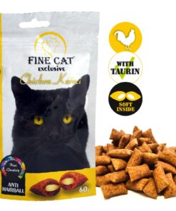 FINE CAT KARVAPALLIDE VASTU kana täidisega padjad  60g