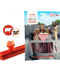Fine Dog Family närimispulgad veisega  200g