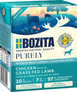 BOZITA koerakonserv kana ja lambaga 6x 370g/63905