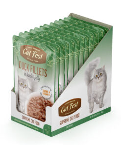 Duck fillets in jelly / Einekotike pardiga želees,märgtoit kassidele 12x70g