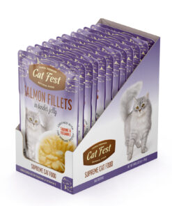 Salmon fillets in jelly / Einekotike lõhega želees 12x70g