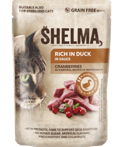 Shelma kassieine pardifileed jõhvikatega kastmes 28x85g