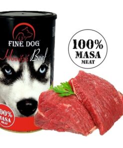Fine Dog veisekonserv koertele 100%liha 1200g