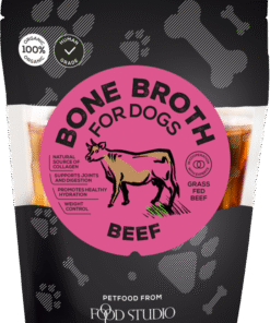 Foodstudio mahe veisepuljong koertele KAST 13x350ml