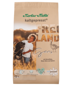 Markus-Mühle FREILAND GANS külmpressitud kuivtoit koertele hanelihaga 12kg