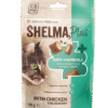 Shelma  HAIRBALL kana-ja mustikatäidisega padjakesed 60g