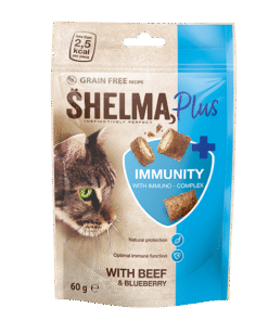Shelma IMMUNITY  veise-ja mustika täidisega padjakesed 60g