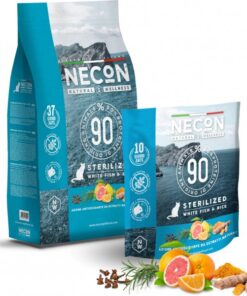 Necon valge kala ja riisiga steril.kassile 1,5kg