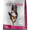 Nutrilove koeratoit adult medium fresh chicken 8 kg