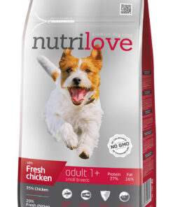 Nutrilove koeratoit adult small fresh chicken 8 kg