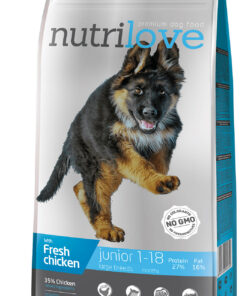 Nutrilove junior L fresh chicken 12 kg