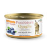PuraNatura 24x 85g mousse konserv kassidele, vutt ja mustikad