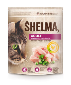 Shelma täisk. kassidele värske kanaga,teraviljavaba 750g