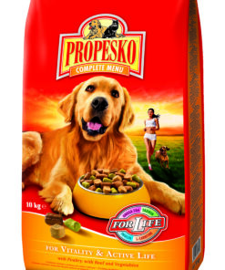 Propesko Vitality & Active Life koeratoit looma-, linnuliha ja juurviljadega 10kg