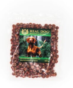 REAL DOG ​​​​SNACKS Mini sushi pardi ja tursaga 500g