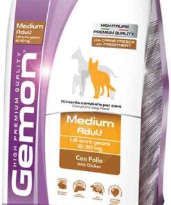 GEMON Medium kuivtoit täiskasvanud koertele kanaga 3 kg