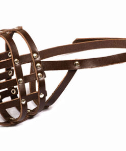 Nahast suukorv N4b, bokserile