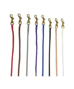 Show Tech nailonist näituserihm 0,7 x 84 cm, pruun, kuldse kinnitusega