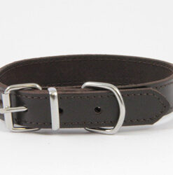 Onega nahast kaelarihm 14mm x 35cm, must